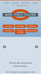Mobile Screenshot of morethanateacher.com