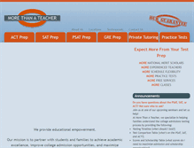 Tablet Screenshot of morethanateacher.com